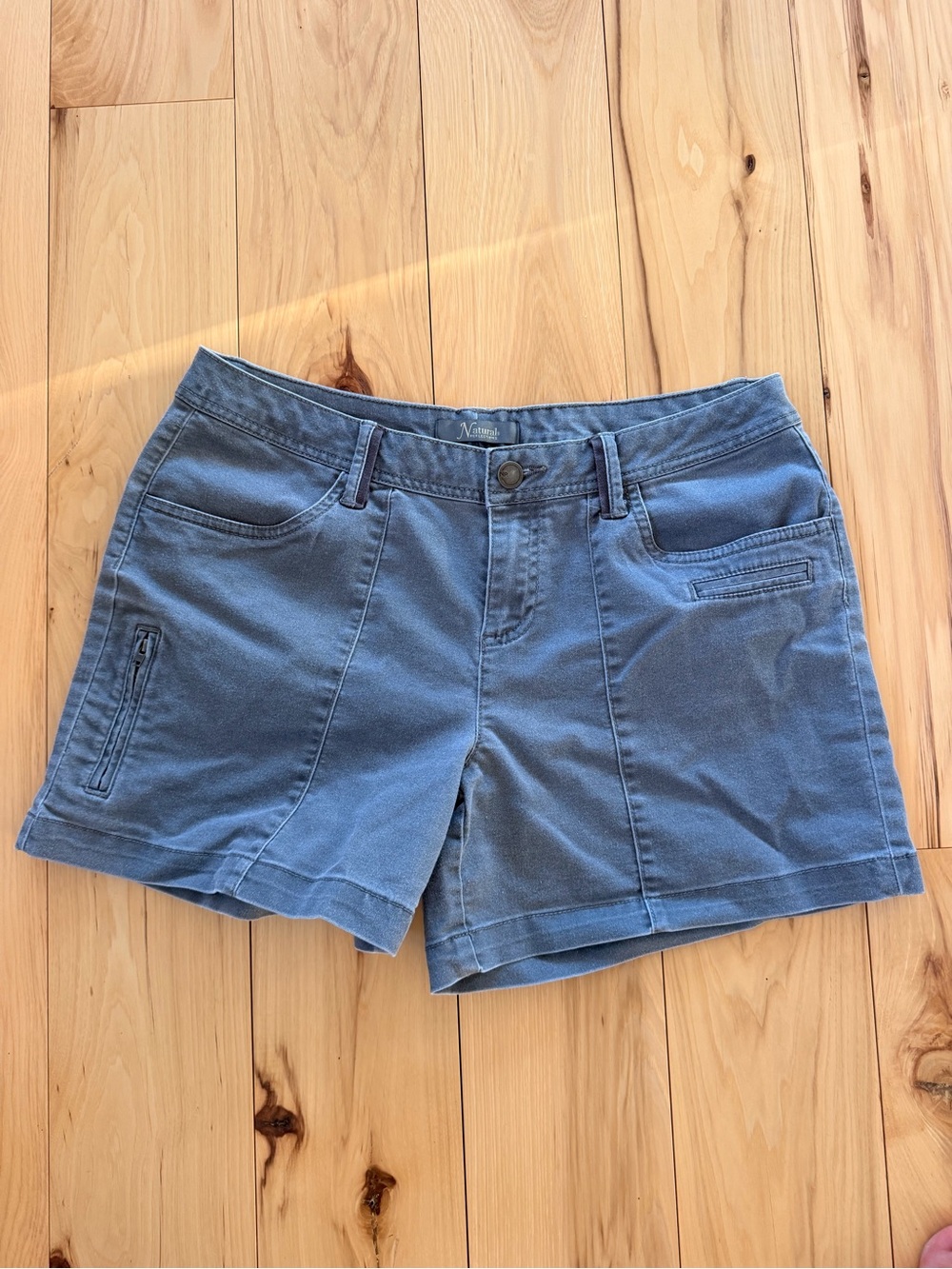 Natural Reflections Women's Slate Blue Casual Bermudas